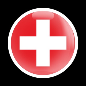 Magnetic Car Grille Dome Badge-Flag Swiss