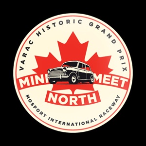 Magnetic Car Grille Dome Badge-MINI Meet North