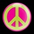 SIGN PEACE PINK