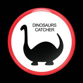 SIGN DINOSAURS CATCHER