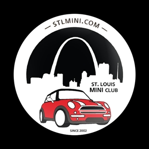 Magnetic Car Grille Dome Badge-Club St Louis MINI