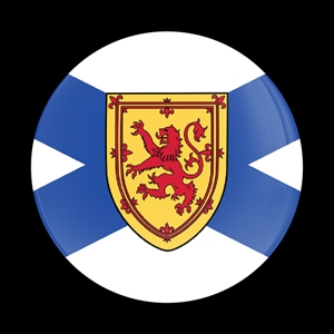 Magnetic Car Grille Dome Badge-Flag Nova Scotia