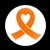 ORANGE RIBBON WHITE (LEUKEMIA)