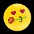 EMOJI KISSING HEART with FLOWER