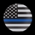 THIN BLUE LINE FLAG US