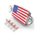 SMALL Toll Pass / EZ Pass / Transponder Holder - FLAG US